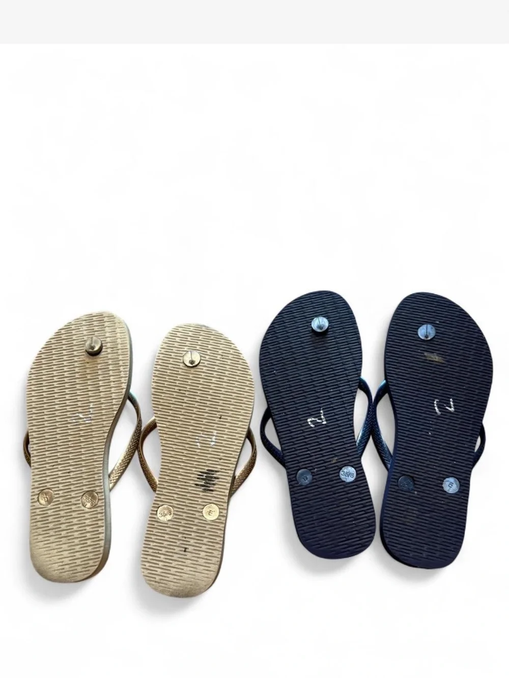 Havaianas flops metallic